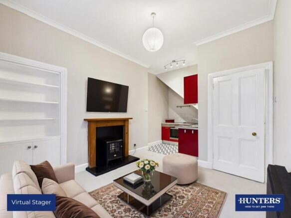 Lounge/Kitchen (Virtually Staged)