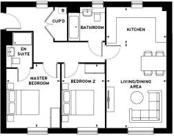 Nova Apartment Floorplan