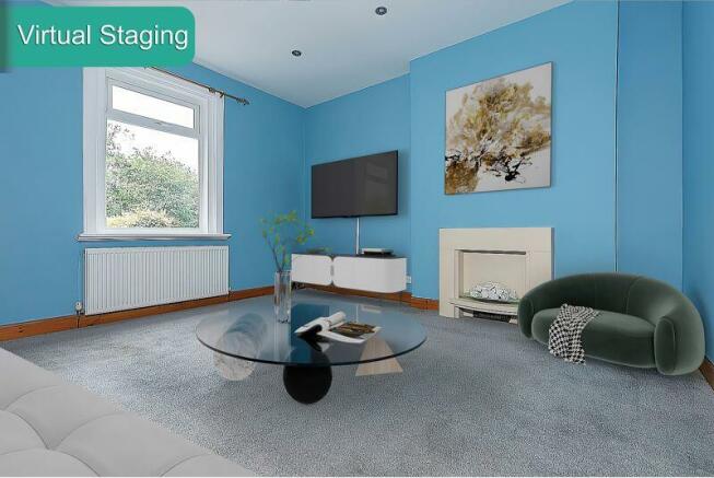 Living Room - Virtual Staging