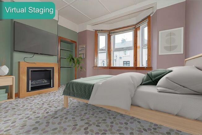 Bedroom One - Virtual Staging