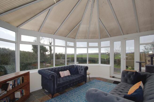 Conservatory with field views