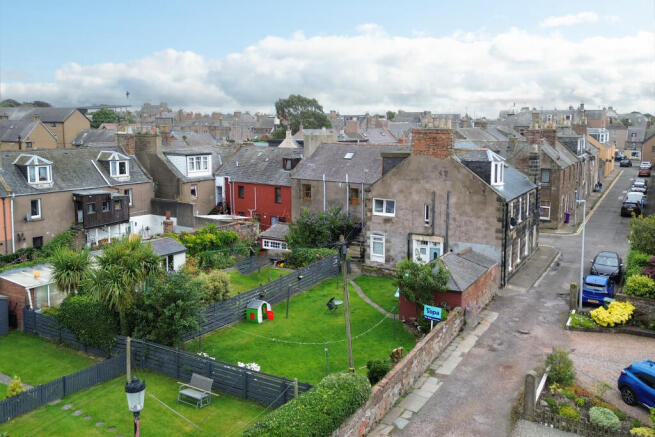 Aerial of Shared Garden