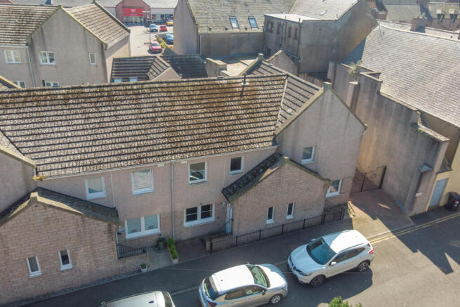 Aerial Front Exterior