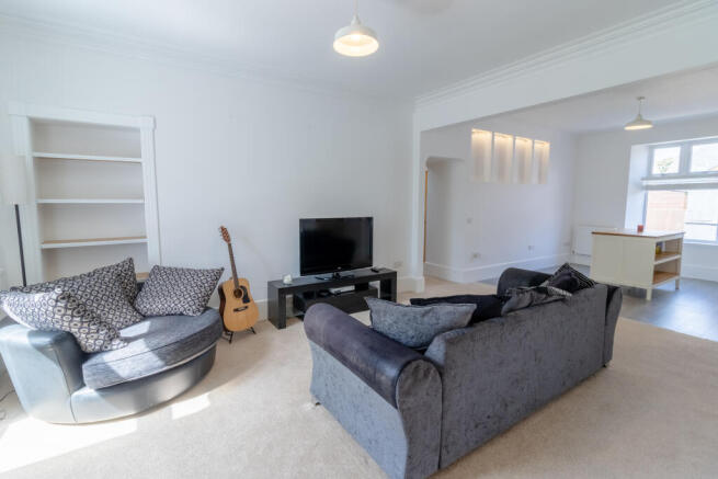 Lounge Area to Dining Kitchen