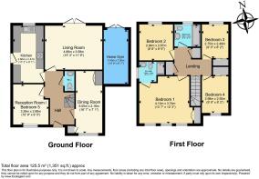 Floor Plan - 12 Millard Avenue, Motherwell, ML1 4GA