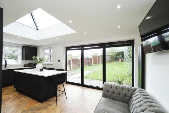 Breathtaking Kitchen with Bifolds and Skylight