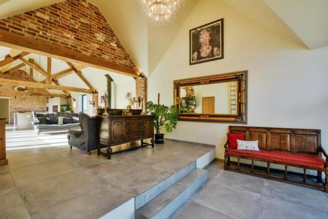 Open plan dining/living space