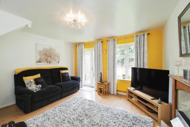 Modern, Sunny and Happy Lounge with French Doors