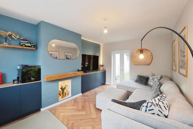 Recently Renovated Lounge with Double Doors