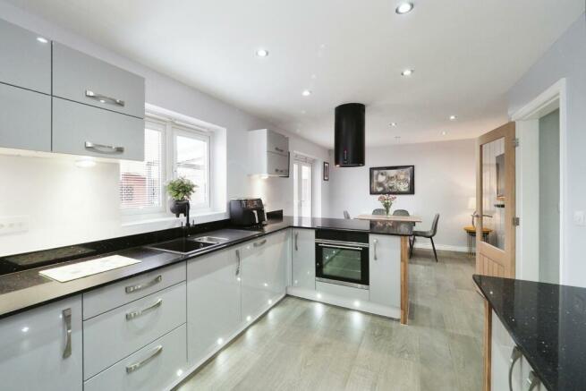 Stunning open plan kitchen, dining and breakfast