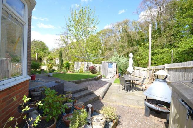 Garden to side and Woods at rear
