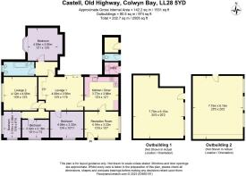 Floor Plan Castell, Old Highway, Colwyn Bay, LL28 