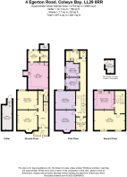 Floor plan - 4 Egerton Road, Colwyn Bay, LL29 8RR.