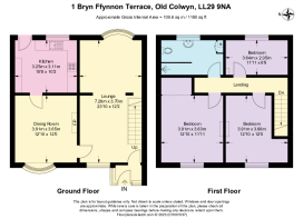 Floor plan - 1 Bryn Ffynnon Terrace, Old Colwyn LL