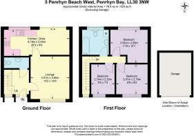 Floor Plan 3 Penrhyn Beach West, Penrhyn Bay LL30 