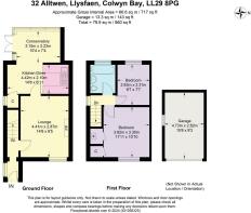 Floor Plan 32 Alltwen, Llysfaen, Colwyn Bay LL29 8