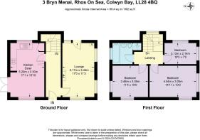 Floor Plan - 3 Bryn Menai, Rhos On Sea, Colwyn Bay