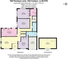 Floor plan - 108 Peulwys Lane, Old Colwyn LL29 8YE