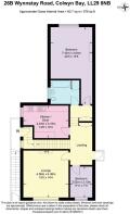 Floor plan - 26b Wynnstay Road, Colwyn Bay LL29 8N