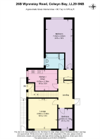 Floor plan - 26b Wynnstay Road, Colwyn Bay LL29 8N