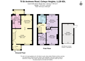 Floor plan - 70 St Andrews Road, Colwyn Heights LL