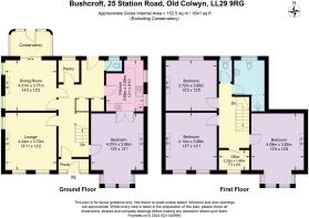 Floor plan - Bushcroft, 25 Station Road, Old Colwy