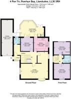 Floor Plan - 4 Pen Tir, Penrhyn Bay, Llandudno, LL