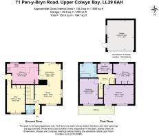 Floor Plan - 71 Pen-y-Bryn Road, Upper Colwyn Bay,