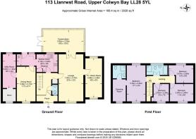 Floor Plan - 113 Llanrwst Road, Upper Colwyn Bay L