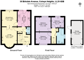 Floor Plan 58 Birkdale Avenue, Colwyn Heights LL29