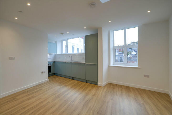 Open plan kitchen...