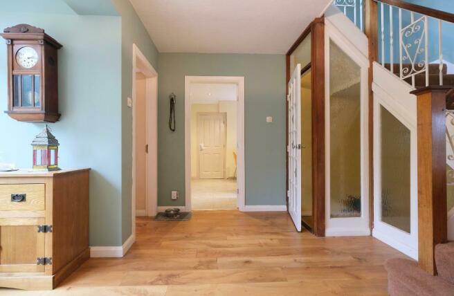 Entrance hall, kitchen and lower floor