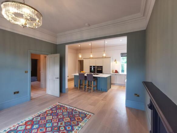 Open plan living areas