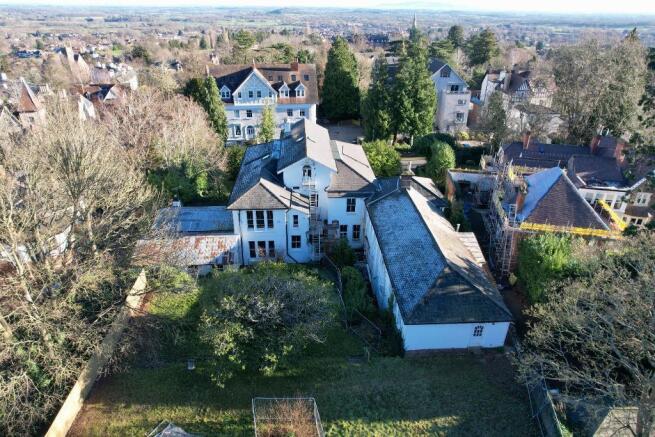 No. 9 at rear with garden & hill views