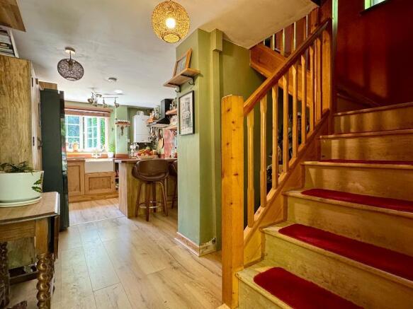 Kitchen and stairs