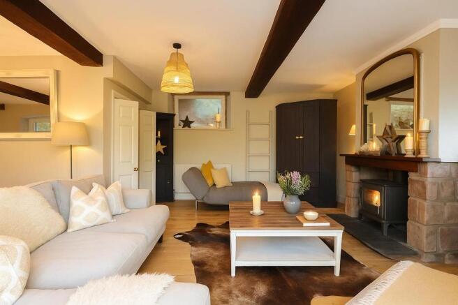 Welcoming , warming log burner