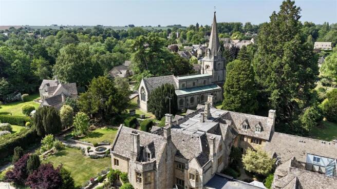 Prebendal Court with the Church in the background.
