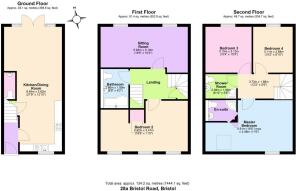 28a Bristol Road, Bristol - all floors.JPG
