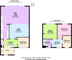 2 Vicerage Lane, Compton Dando - all floors.JPG