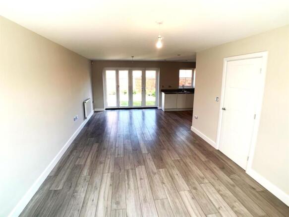 Open plan living area