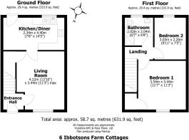 6 Ibbotsons Farm Cottages, Hathersage, Floorplan.J
