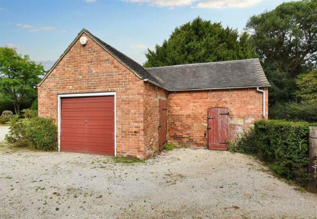 Large Driveway with Garage & Store