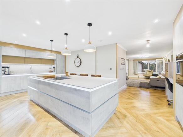 Living Kitchen/Dining/Family Room with Study area