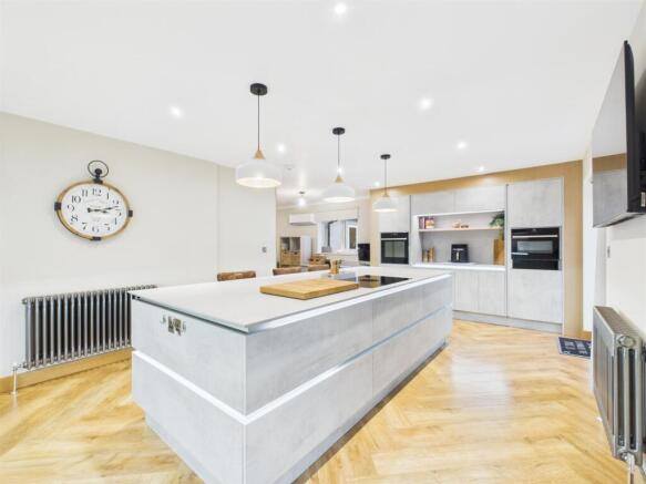 Living Kitchen/Dining/Family Room with Study area