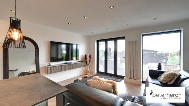 Open Plan Living Area & Kitchen