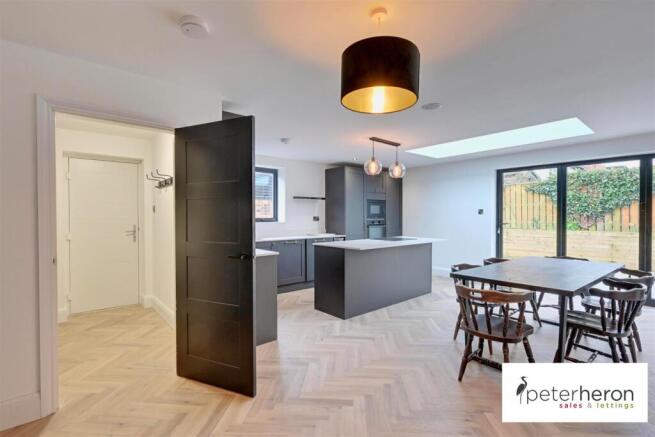 Open Plan Kitchen, Dining And Family Area
