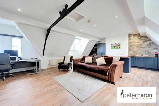 Open Plan Living and Kitchen Area