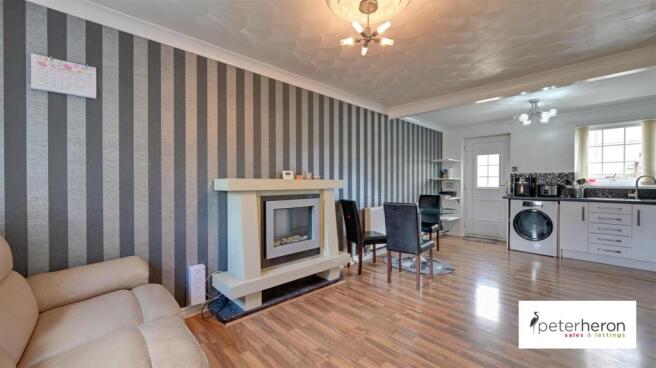 Open Plan Lounge, Dining And Kitchen Area