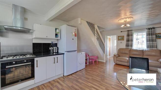 Open Plan Lounge, Dining And Kitchen Area