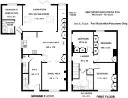Floor plan for Hope Cottage, 11 Henson Lane, Upper